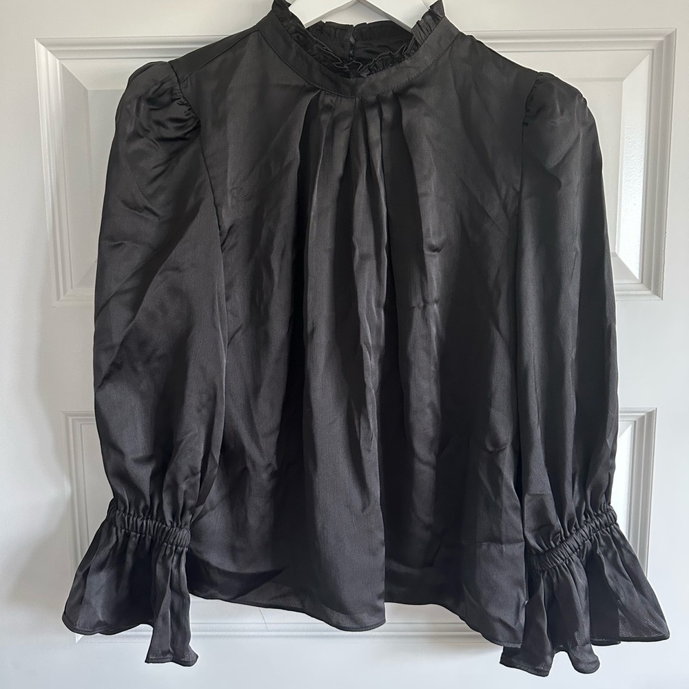 1. State Satin Blouse